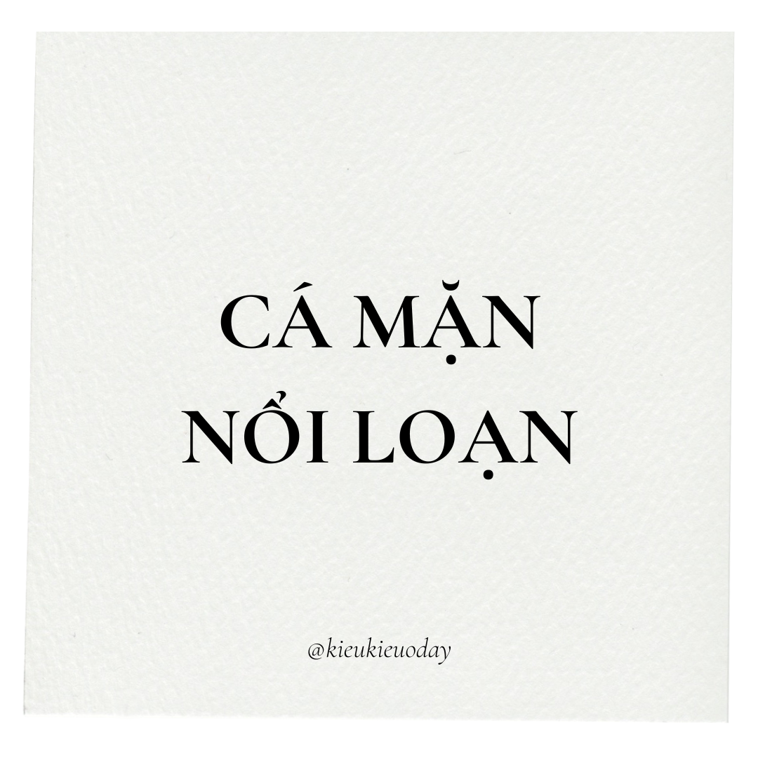 Cá mặn nổi loạn